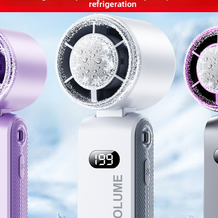 High-Speed Cooling Neck-Hanging Foldable Portable Fan  Handheld Fan