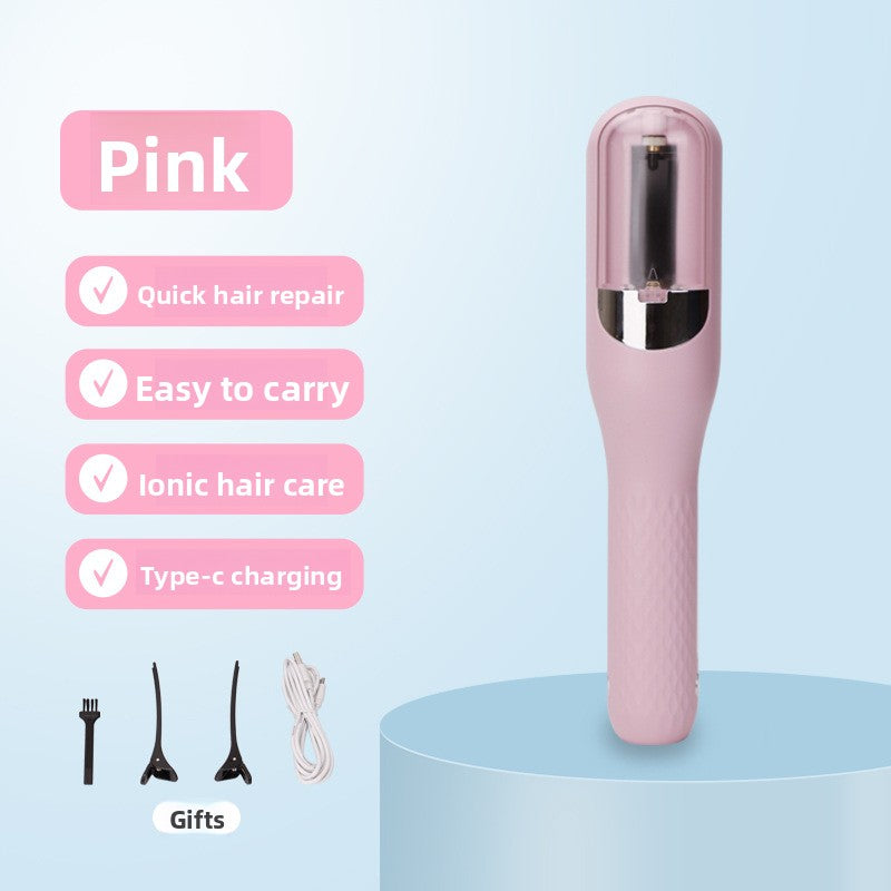 Rechargeable Hair Trimmer for Split Ends and Knot Repair